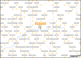 map of Ngouré