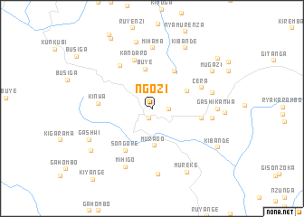 map of Ngozi