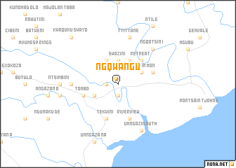 map of Ngqwangu