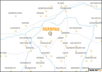 map of Ngrandu