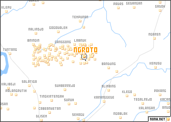 map of Ngroto