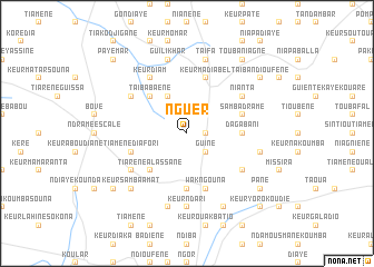 map of Nguer