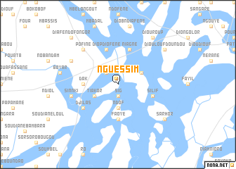 map of Nguéssim
