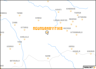 map of Ngunda-Mayitika