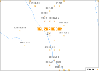 map of Ngurwangdam