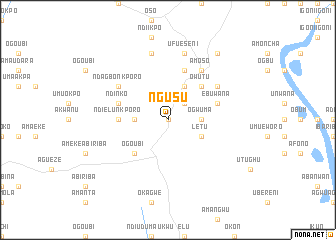 map of Ngusu