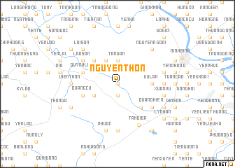 map of Nguyễn Thôn