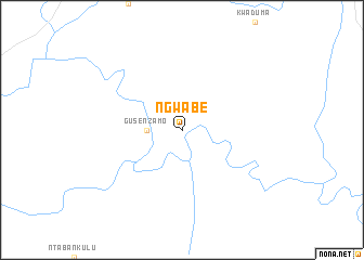 map of Ngwabe