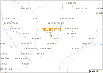 map of Ngwaritsi