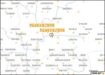 map of Ngwekazana