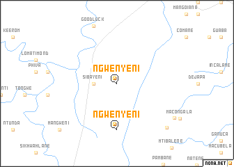 map of Ngwenyeni