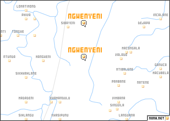 map of Ngwenyeni