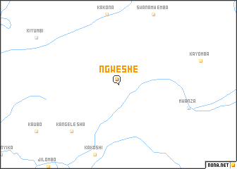 map of Ngweshe
