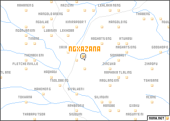 map of Ngxazana
