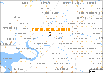 map of Nhabijão Bulobate