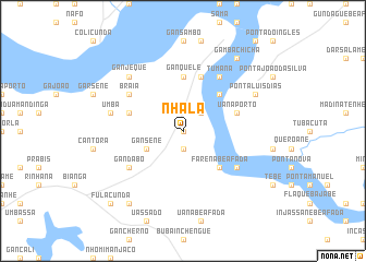 map of Nhalá