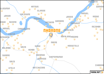 map of Nhamane