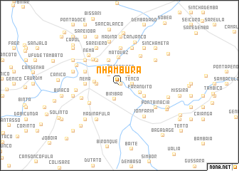 map of Nhamburã