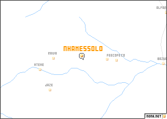 map of Nhamessolo