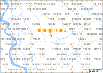 map of Nhân Hòa Trung