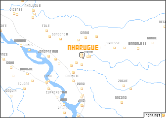 map of Nharugue
