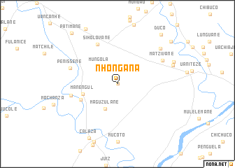 map of Nhongana