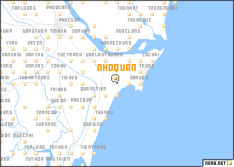 map of Nho Quạn