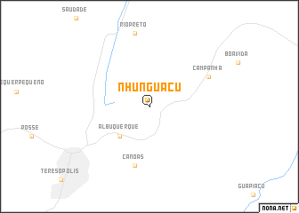 map of Nhunguaçu