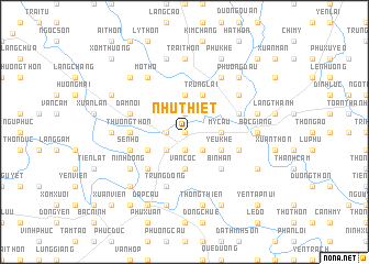 map of Như Thiết
