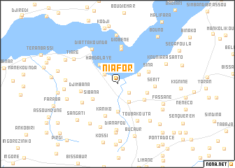 map of Niafor