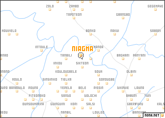 map of Niagma