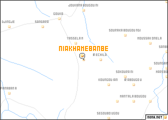 map of Niakhamé Banbé