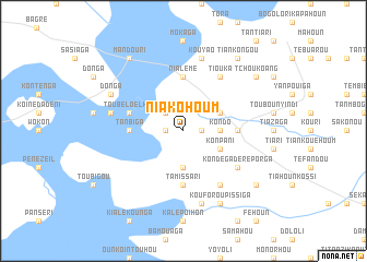 map of Niakohoum