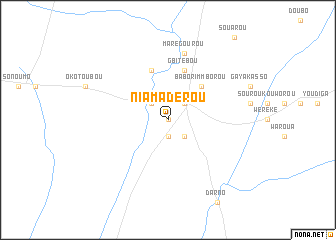map of Niamadérou