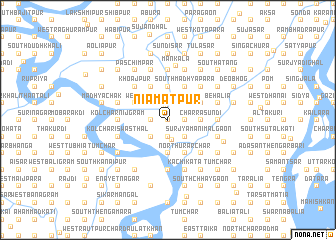 map of Niāmatpur