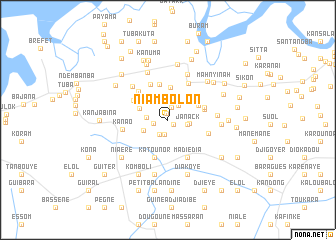 map of Niambolon