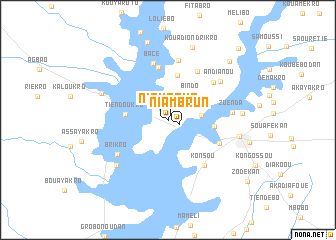 map of Niambrun