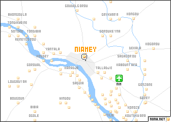 map of Niamey