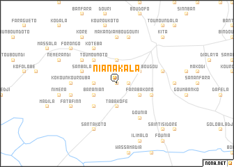 map of Nianakala