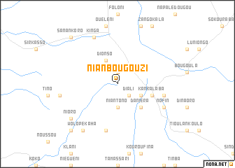 map of Nianbougouzi