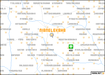 map of Nianélékaha