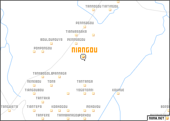 map of Niangou