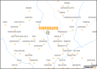 map of Niara Ouro