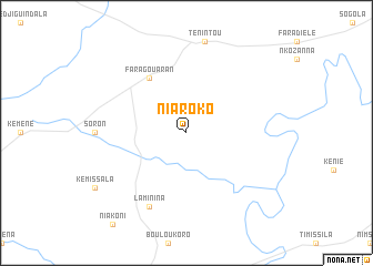 map of Niaroko