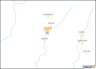 map of Nīār