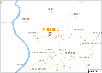 map of Niāz Gul