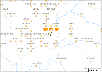 map of Nibétion