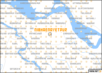 map of Nibha Enāyetpur