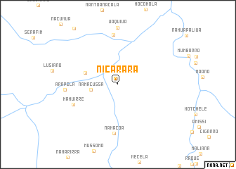 map of Nicarara