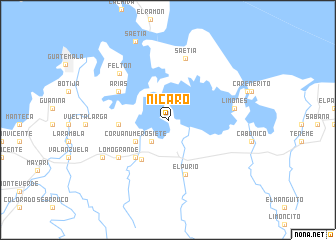 map of Nícaro